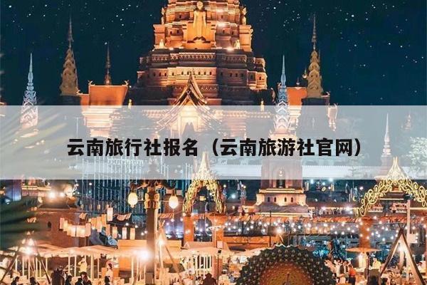 云南旅行社报名（云南旅游社官网）