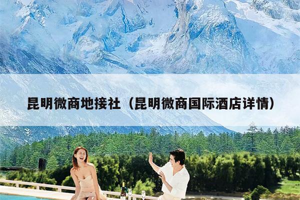 昆明微商地接社（昆明微商国际酒店详情）