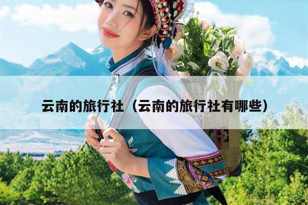 云南的旅行社（云南的旅行社有哪些）