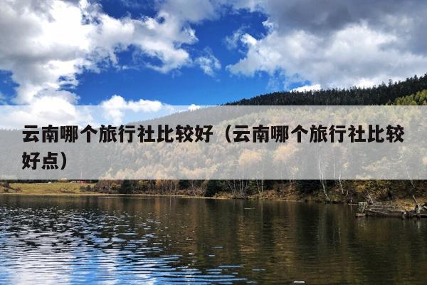 云南哪个旅行社比较好（云南哪个旅行社比较好点）