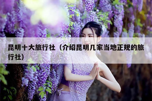 昆明十大旅行社（介绍昆明几家当地正规的旅行社）