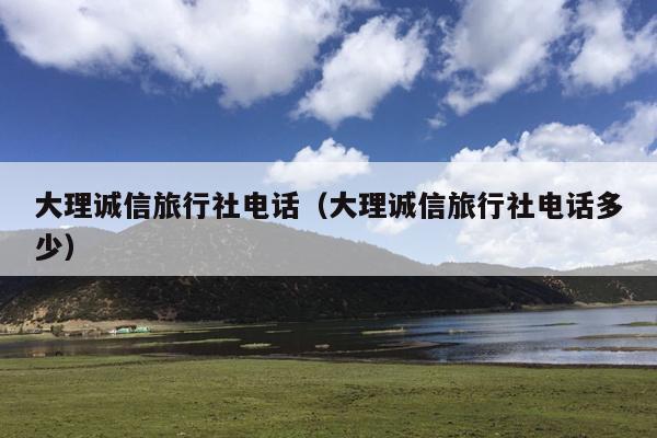 大理诚信旅行社电话（大理诚信旅行社电话多少）